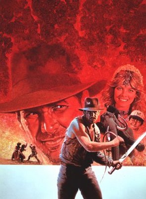 Indiana Jones and the Temple of Doom Poster with Hanger