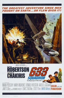 633 Squadron Wooden Framed Poster