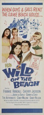 Wild on the Beach Poster with Hanger
