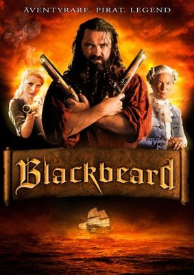 Blackbeard Wooden Framed Poster