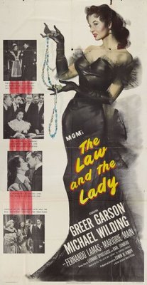 The Law and the Lady Poster with Hanger