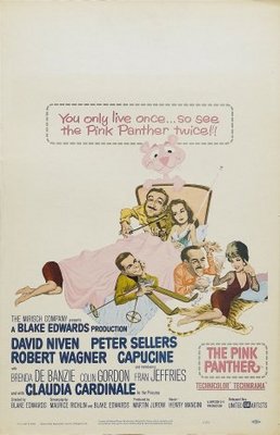 The Pink Panther Wooden Framed Poster