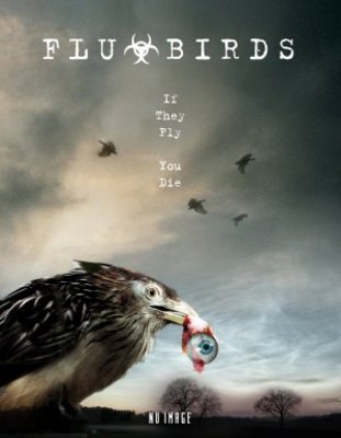 Flu Bird Horror Canvas Poster