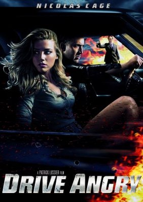 Drive Angry Wooden Framed Poster