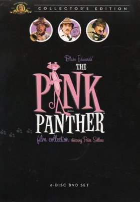 Trail of the Pink Panther pillow