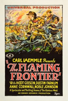 The Flaming Frontier Wooden Framed Poster