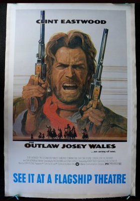 The Outlaw Josey Wales Wooden Framed Poster