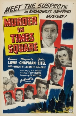 Murder in Times Square Canvas Poster