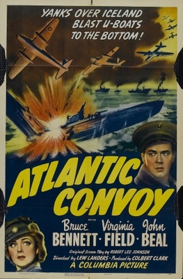 Atlantic Convoy Wooden Framed Poster