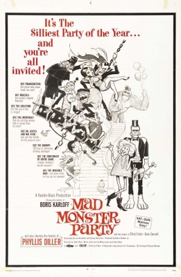 Mad Monster Party? Wooden Framed Poster