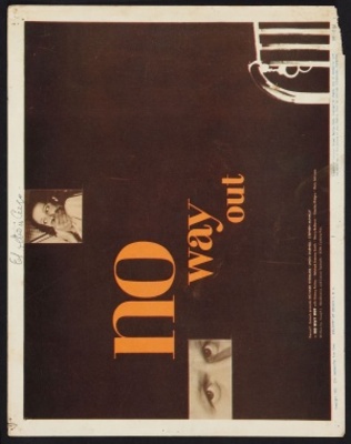 No Way Out Wooden Framed Poster