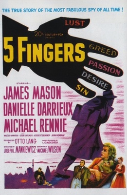 5 Fingers Wooden Framed Poster