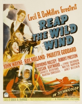 Reap the Wild Wind Wooden Framed Poster