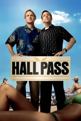 Hall Pass Poster with Hanger