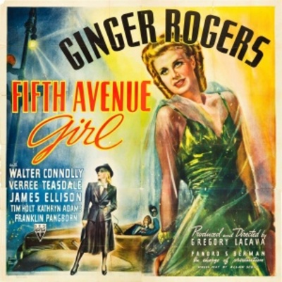 5th Ave Girl Poster with Hanger