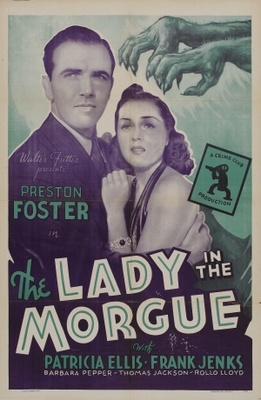 The Lady in the Morgue Wooden Framed Poster