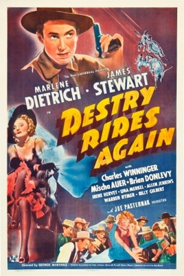 Destry Rides Again Canvas Poster