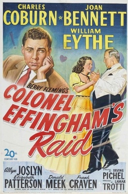 Colonel Effingham's Raid Wooden Framed Poster
