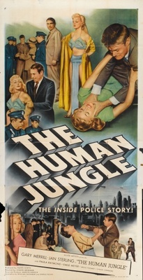 The Human Jungle Poster with Hanger