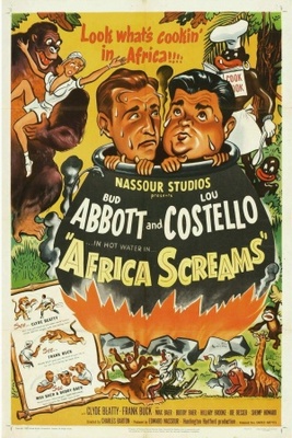 Africa Screams Poster with Hanger