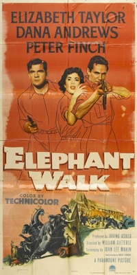 Elephant Walk Metal Framed Poster
