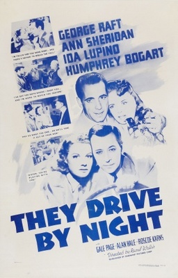 They Drive by Night Canvas Poster