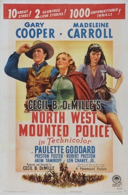 North West Mounted Police Wooden Framed Poster