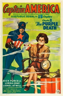 Captain America Metal Framed Poster