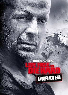 Live Free or Die Hard Poster with Hanger