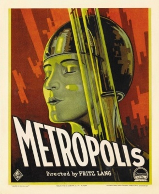 Metropolis Metal Framed Poster