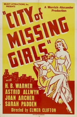 City of Missing Girls Wooden Framed Poster