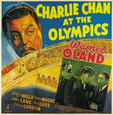 Charlie Chan at the Olympics pillow