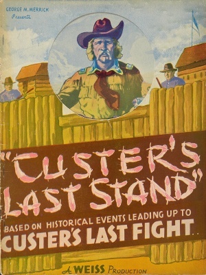 Custer's Last Stand Wooden Framed Poster