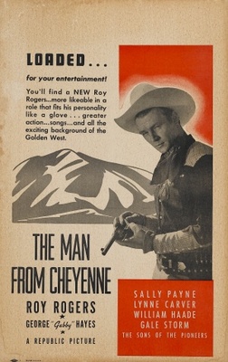 Man from Cheyenne Canvas Poster