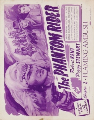 The Phantom Rider Wooden Framed Poster