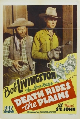 Death Rides the Plains Wooden Framed Poster