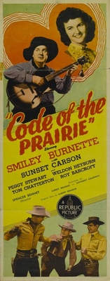 Code of the Prairie Wooden Framed Poster