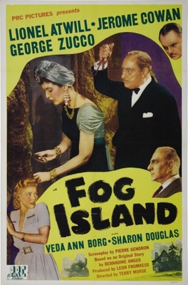 Fog Island Canvas Poster