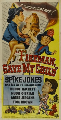 Fireman Save My Child Canvas Poster