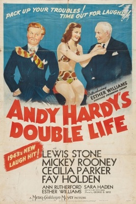 Andy Hardy's Double Life poster