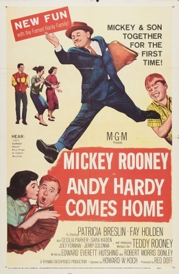 Andy Hardy Comes Home Wooden Framed Poster