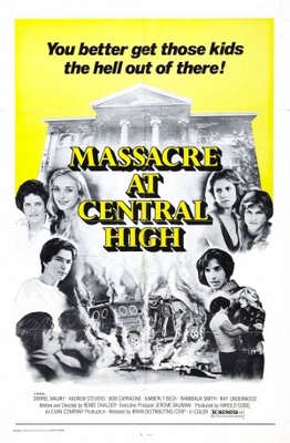 Massacre at Central High Wooden Framed Poster