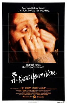 He Knows You're Alone Metal Framed Poster