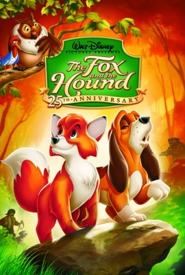 The Fox and the Hound Wooden Framed Poster