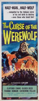 The Curse of the Werewolf Wooden Framed Poster