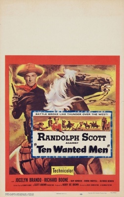 Ten Wanted Men Metal Framed Poster