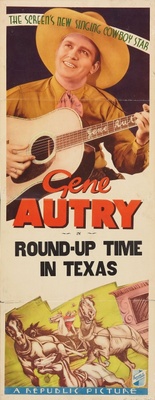 Round-Up Time in Texas Canvas Poster