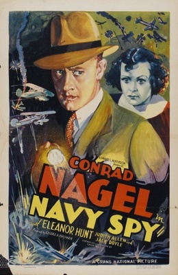 Navy Spy Poster with Hanger