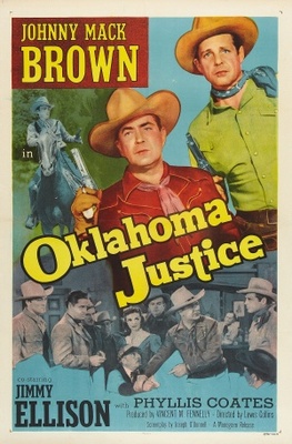 Oklahoma Justice Wooden Framed Poster