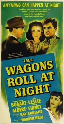 The Wagons Roll at Night Canvas Poster